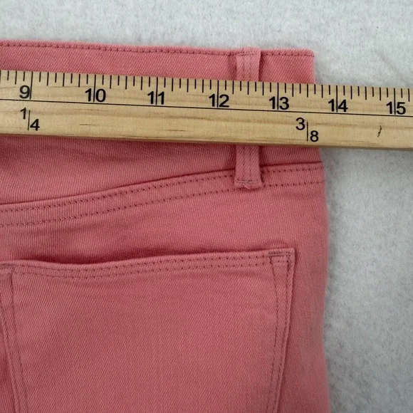 Gap Jeans Womens 27 Pink Resolution Denim 1969 Skinny Stretch Mid Rise Ankle NWT - Picture 6 of 8